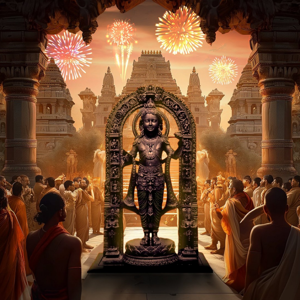 Ram Mandir Dp Free Social Media Post Download